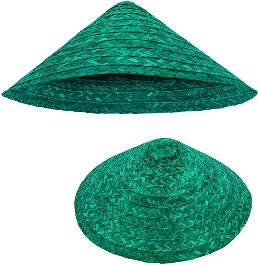 Αποκριάτικο Καπέλο Widmann Βιετκόνγκ Ψάθινο Πράσινο