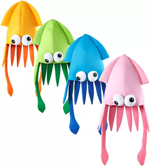 Αποκριάτικο Καπέλο Widmann Γιγάντιο Καλαμάρι 1τμχ Τυχαίας Επιλογής Χρώματος