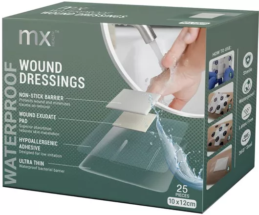 Αυτοκόλλητα Επιθέματα Medinox Αδιάβροχα Σετ 25τμχ