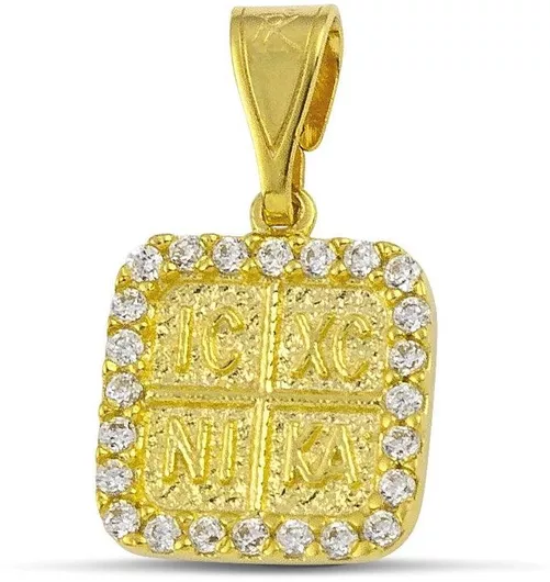 Γυναικείο Charm CT5103.033 Μενταγιόν από Χρυσό 14Κ με Ζιργκόν
