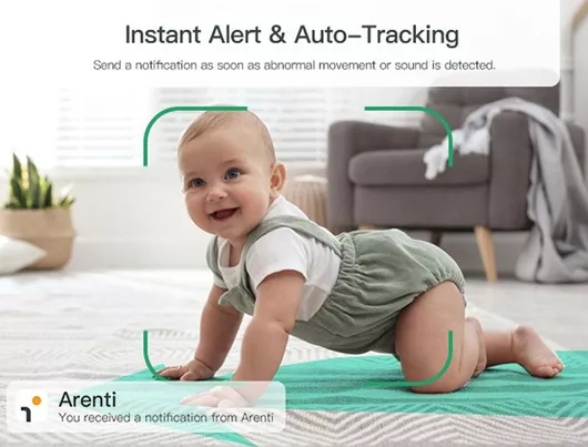 Arenti Ainanny B2 Ενδοεπικοινωνία Μωρού με Αμφίδρομη Επικοινωνία & Νανουρίσματα