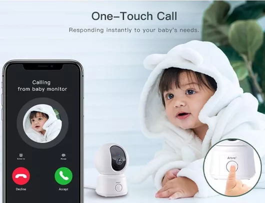 Arenti Ainanny B2 Ενδοεπικοινωνία Μωρού με Αμφίδρομη Επικοινωνία & Νανουρίσματα