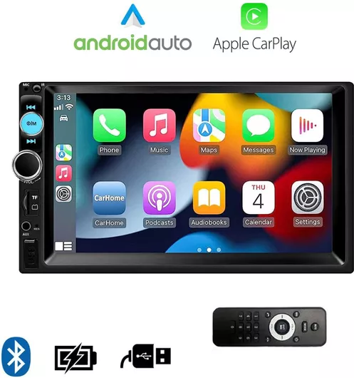 Ηχοσύστημα Αυτοκινήτου CT-8496 Universal Bluetooth/USB/Apple CarPlay/Android Auto με Οθόνη Αφής 7"