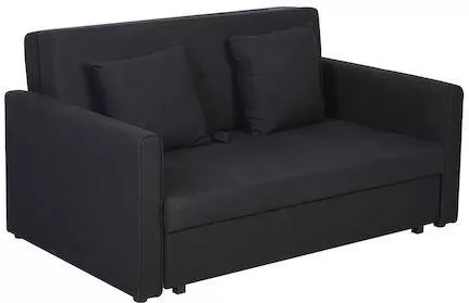 Καναπές Κρεβάτι Διθέσιος HomCom με Αποθηκευτικό Χώρο 152x101cm Γκρι