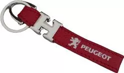 Μπρελόκ Peugeot Δερμάτινο Κόκκινο