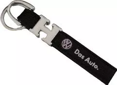 Μπρελόκ Volkswagen Δερμάτινο Μαύρο