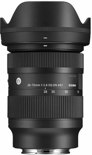 Φωτογραφικός Φακός Sigma Full Frame 28-70mm f/2.8 DG DN Contemporary Standard Zoom για Sony E Mount Black