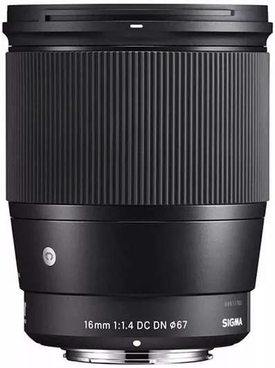 Φωτογραφικός Φακός Sigma Contemporary Fujifilm 16mm f/1.4 DC DN Σταθερός για Fujifilm X Mount Black