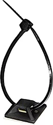 Αυτοκόλλητο Δεματικών Adeleq 19x19mm Σετ 100τμχ Μαύρο