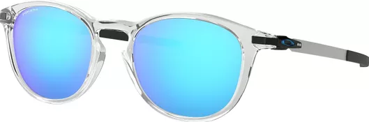 Γυαλί Ηλίου Oakley Pitchman R Ανδρικά με Διάφανο Κοκκάλινο Σκελετό & Γαλάζιο Καθρέφτη Φακό OO9439-04