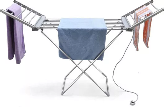 Newest Πτυσσόμενη Ηλεκτρική Απλώστρα Δαπέδου από Αλουμίνιο 230W με Μήκος Απλώματος 12m