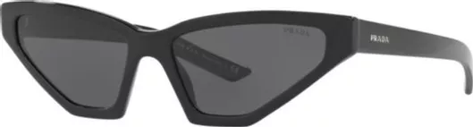 Γυαλί Ηλίου Prada Γυναικεία με Μαύρο Κοκκάλινο Σκελετό & Μαύρο Φακό PR12VS 1AB5S0