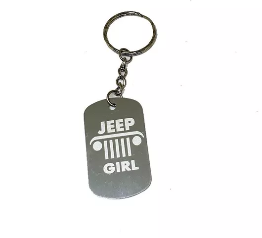 Μπρελόκ Μεταλλικό Jeep Girl