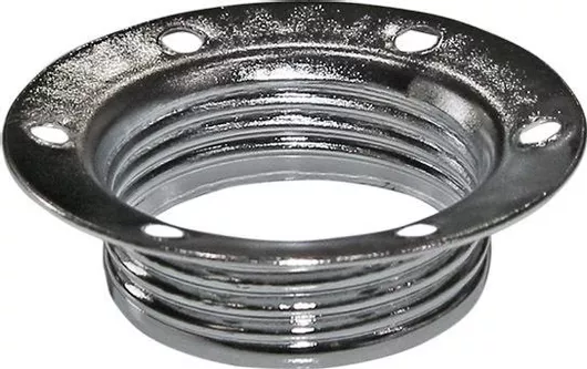 Adeleq Ροδέλα Μεταλλική για Ντουί E14 σε Ασημί Χρώμα 16-4288