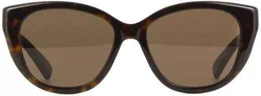 Γυαλί Ηλίου Gucci Γυναικεία με Καφέ Ταρταρούγα Κοκκάλινο Σκελετό & Καφέ Φακό GG1588S 002