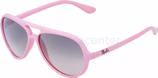 Γυαλί Ηλίου Ray Ban Cats 5000 Ανδρικά με Ροζ Κοκκάλινο Σκελετό & Γκρι Ντεγκραντέ Φακό RB4125 759