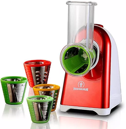 Human HU-3003 Κόπτης Μαγερικής Λαχανοκόπτης-Πολυκόπτης από Ανοξείδωτο Ατσάλι