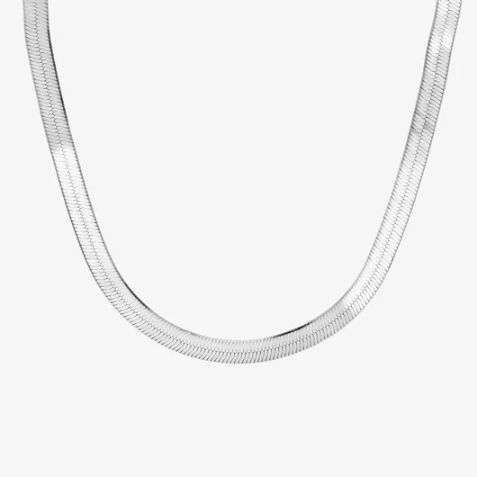 Αλυσίδα Λαιμού Voila 57945 από Ασήμι 925 Φίδι 4mm