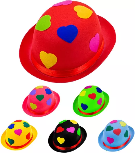 Αποκριάτικο Καπέλο Widmann με Καρδιές Τυχαία Επιλογή Χρώματος