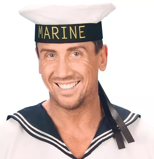 Αποκριάτικο Καπέλο Widmann Ναύτη Λευκό