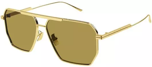 Γυαλιά Ηλίου Bottega Veneta BV1012S 008 με Μεταλλικό Σκελετό Ασημί