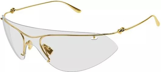 Γυαλιά Ηλίου Bottega Veneta BV1272S 001 με Κοκκάλινο Σκελετό Χρυσό