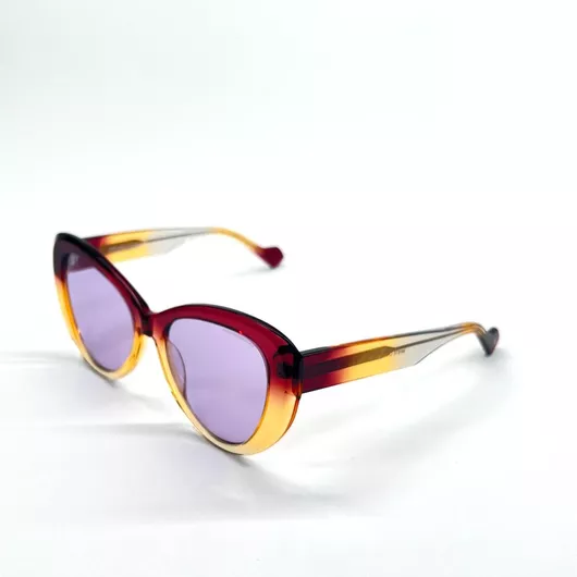 Γυναικεία Γυαλιά Ηλίου Kreuzbergkinder Cat Eye 56mm με Μοβ Φακό & Μπορτντό Σκελετό