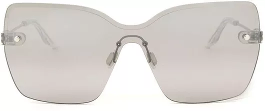 Γυναικεία Γυαλιά Ηλίου Snob Milano Ντεγκραντέ Cat Eye 66mm με Γκρι Φακό & Ασημί Σκελετό