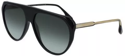 Γυναικεία Γυαλιά Ηλίου Victoria Beckham Ντεγκραντέ Aviator 62mm με Πράσινο Φακό & Μαύρο Σκελετό