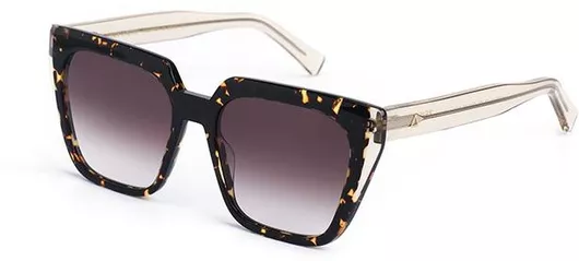 Γυναικεία Γυαλιά Ηλίου Zeus Δione Ντεγκραντέ Cat Eye 53mm με Καφέ Φακό & Ταρταρούγα Σκελετό