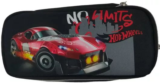 Κασετίνα Gim Οβάλ Hot Wheels Retro 349cm-29144 Πολύχρωμο