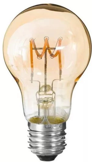 Λάμπα LED 2W για Ντουί E27 και Σχήμα A60 Θερμό Λευκό