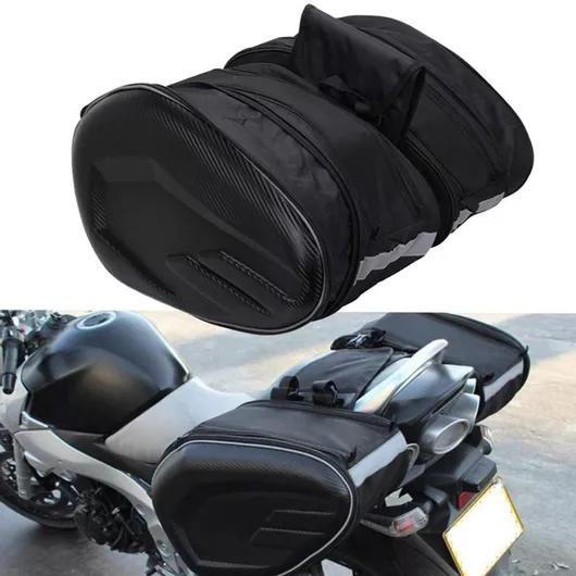 Πλαινά Σαμάρια Μηχανής Universal έως 58lt Μαύρο