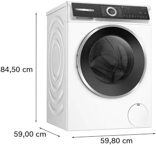 Πλυντήριο Ρούχων Bosch WGH2560LGR 10kg με Ατμό 1600 Στροφών 59.8x59x84.5cm