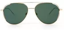 Ανδρικά Γυαλιά Ηλίου Snob Milano Καθρεύτης Aviator 58mm με Πράσινο Φακό & Χρυσό Σκελετό