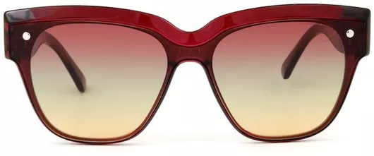 Γυναικεία Γυαλιά Ηλίου Snob Milano Ντεγκραντέ Cat Eye 50mm με Κόκκινο Φακό & Κόκκινο Σκελετό