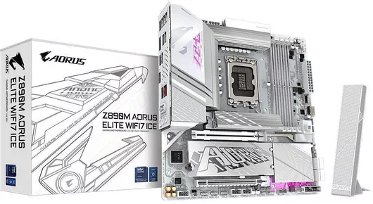 Μητρική Κάρτα Gigabyte Z890M Aorus Elite Wifi 7 Ice Micro ATX με Intel 1851 Socket