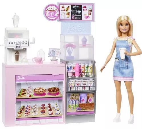 Σετ Barbie Mattel You Can Be Anything: Coffee Shop για 3+ Ετών