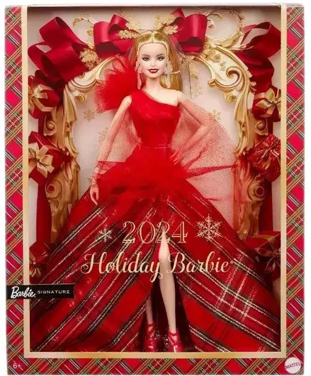 Barbie Κούκλα Mattel Holiday Doll 2024 για 6+ Ετών