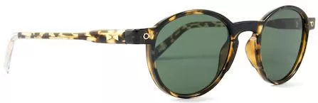 Unisex Γυαλιά Ηλίου Snob Milano Στρογγυλά 46mm με Πράσινο Φακό & Ταρταρούγα Σκελετό