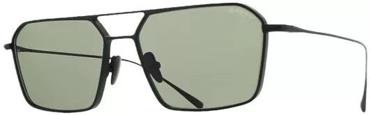 Ανδρικά Γυαλιά Ηλίου Brett Polarized Aviator 57mm με Πράσινο Φακό & Γκρι Σκελετό