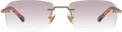 Γυαλιά Ηλίου DE-Sunglasses με Μεταλλικός Σκελετό Χρυσό