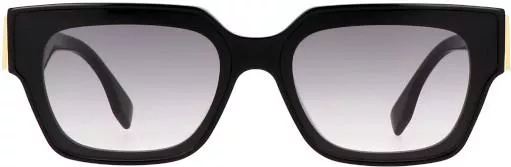 Γυναικεία Γυαλιά Ηλίου Fendi με Κοκκάλινο Σκελετό Μαύρο