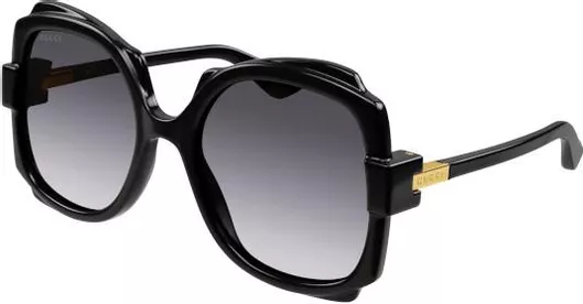 Γυναικεία Γυαλιά Ηλίου Gucci με Κοκκάλινο Σκελετό Μαύρο