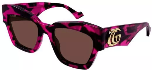 Γυναικεία Γυαλιά Ηλίου Gucci με Κοκκάλινο Σκελετό Πολύχρωμο