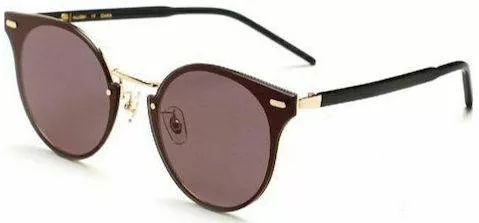 Γυναικεία Γυαλιά Ηλίου Mujosh Cat Eye 64mm με Γκρι Φακό & Χρυσό Σκελετό