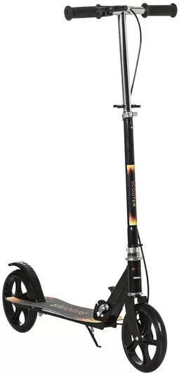 Παιδικό Πατίνι HomCom Δίτροχο για 7+ Ετών Μαύρο