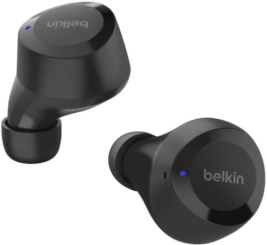 Belkin Soundform Bolt Earbud Bluetooth Handsfree Ακουστικά με Αντοχή στον Ιδρώτα & Θήκη Φόρτισης Μαύρο