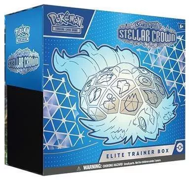 Trading Card Games Pokemon Scarlet Violet Stellar Crown Elite Trainer Box