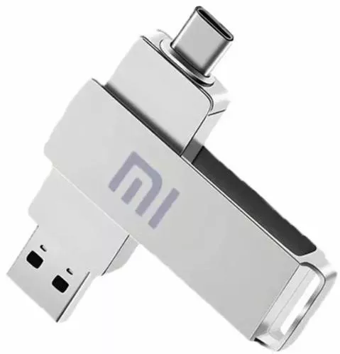 USB Stick Xiaomi 2TB USB-C & USB-A 3.0 Ασημί